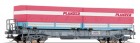 18150 Tillig 4 axle intermodal car HUPAC loaded with containers